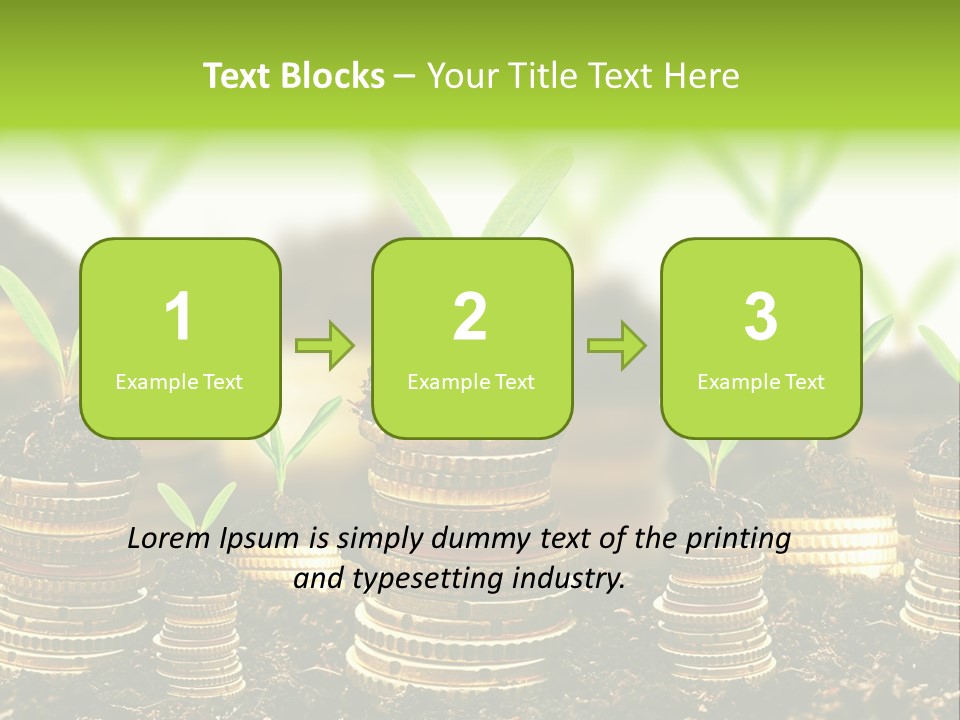 Making Money Progress Symbol PowerPoint Template