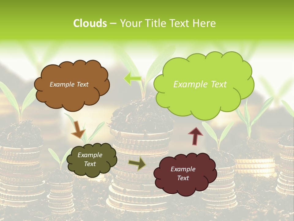 Making Money Progress Symbol PowerPoint Template