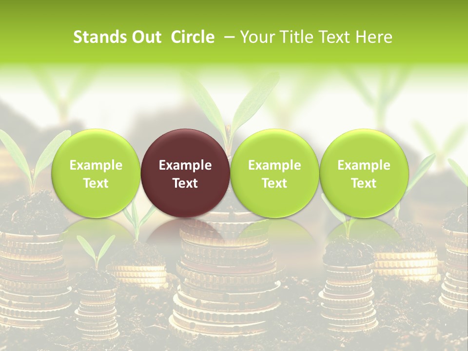 Making Money Progress Symbol PowerPoint Template