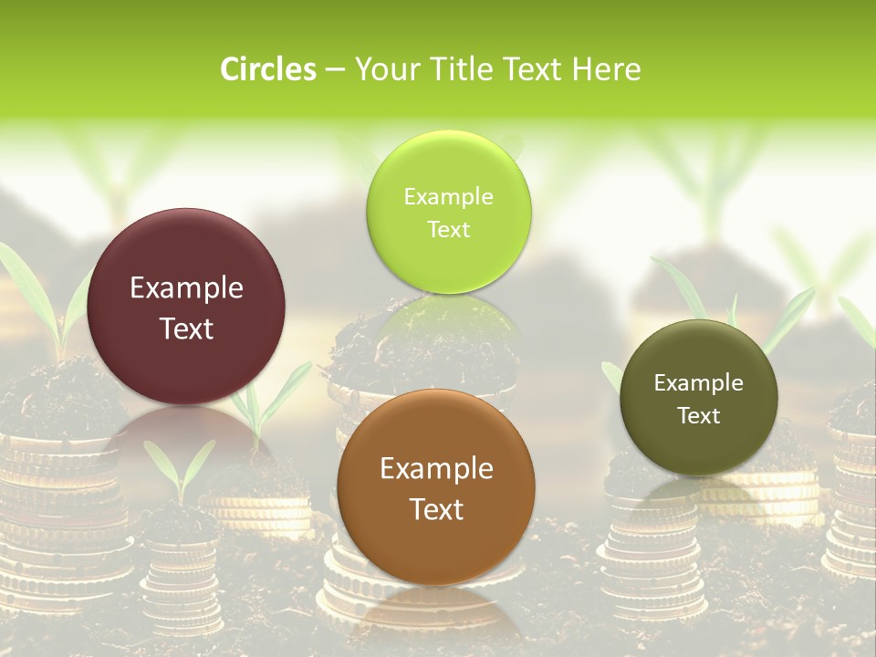 Making Money Progress Symbol PowerPoint Template