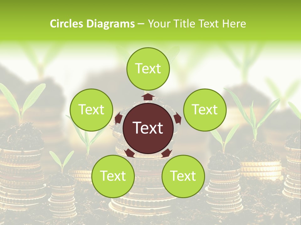 Making Money Progress Symbol PowerPoint Template