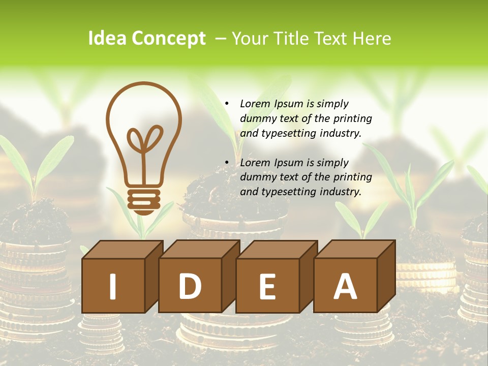 Making Money Progress Symbol PowerPoint Template