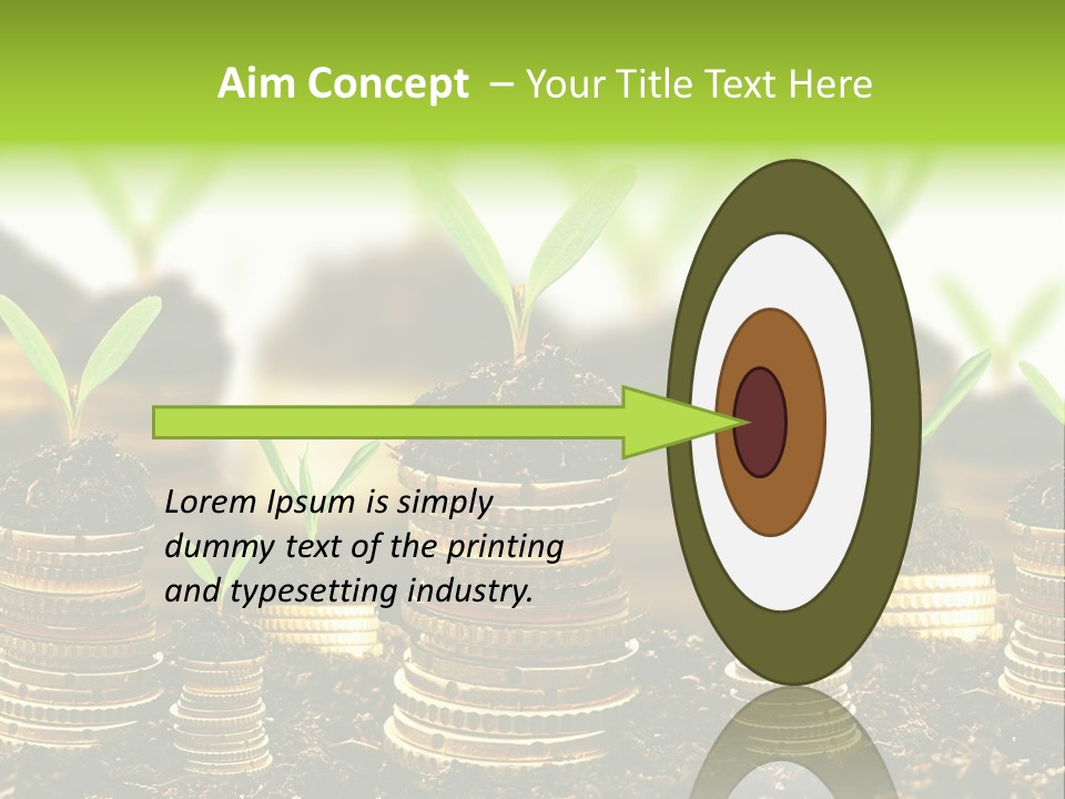 Making Money Progress Symbol PowerPoint Template