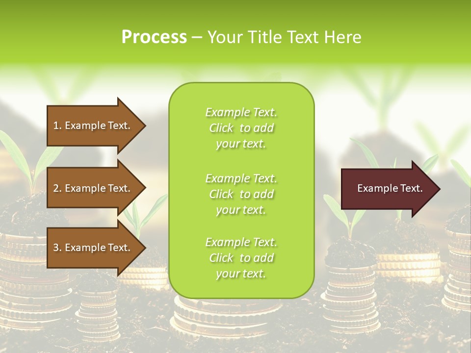 Making Money Progress Symbol PowerPoint Template