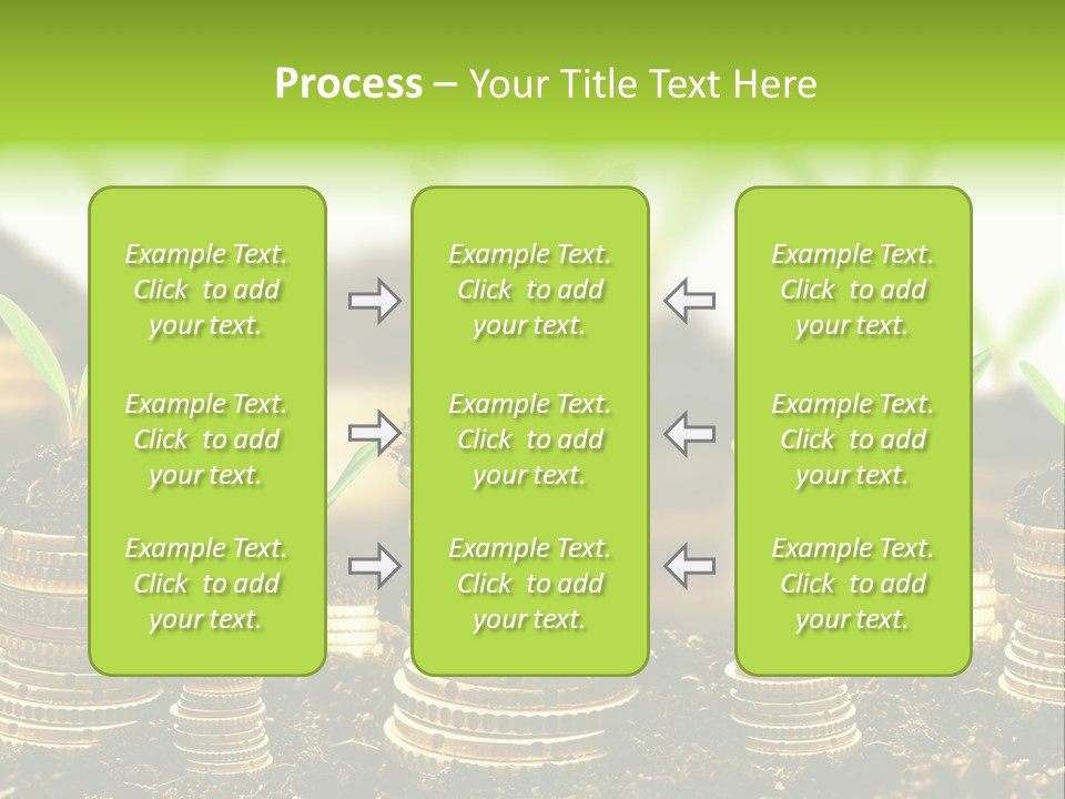 Making Money Progress Symbol PowerPoint Template