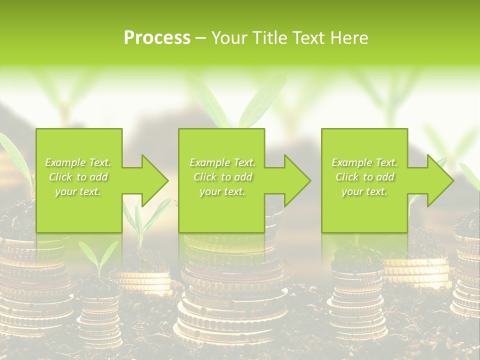 Making Money Progress Symbol PowerPoint Template
