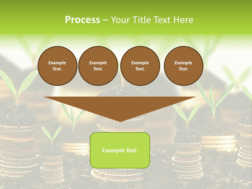 Making Money Progress Symbol PowerPoint Template