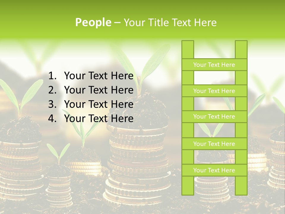 Making Money Progress Symbol PowerPoint Template