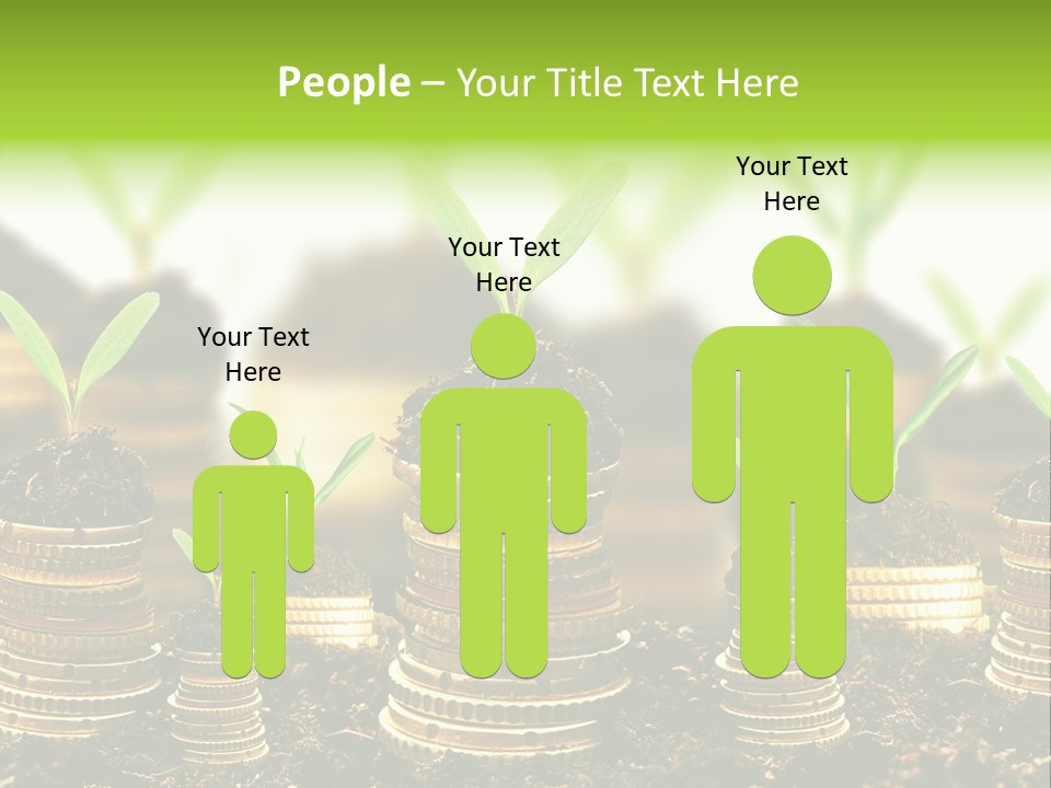 Making Money Progress Symbol PowerPoint Template