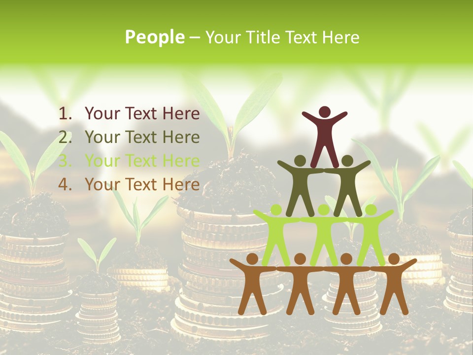 Making Money Progress Symbol PowerPoint Template