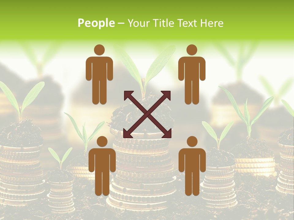 Making Money Progress Symbol PowerPoint Template