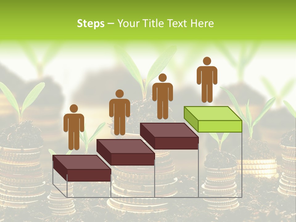 Making Money Progress Symbol PowerPoint Template