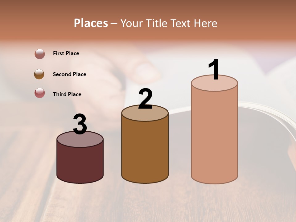 Blank Literature Reader PowerPoint Template