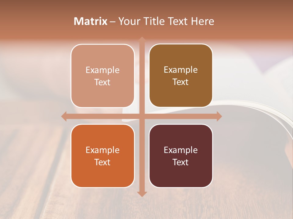 Blank Literature Reader PowerPoint Template