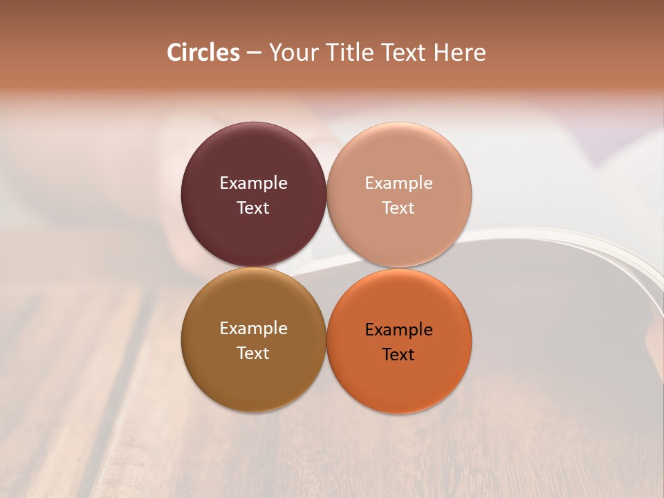 Blank Literature Reader PowerPoint Template