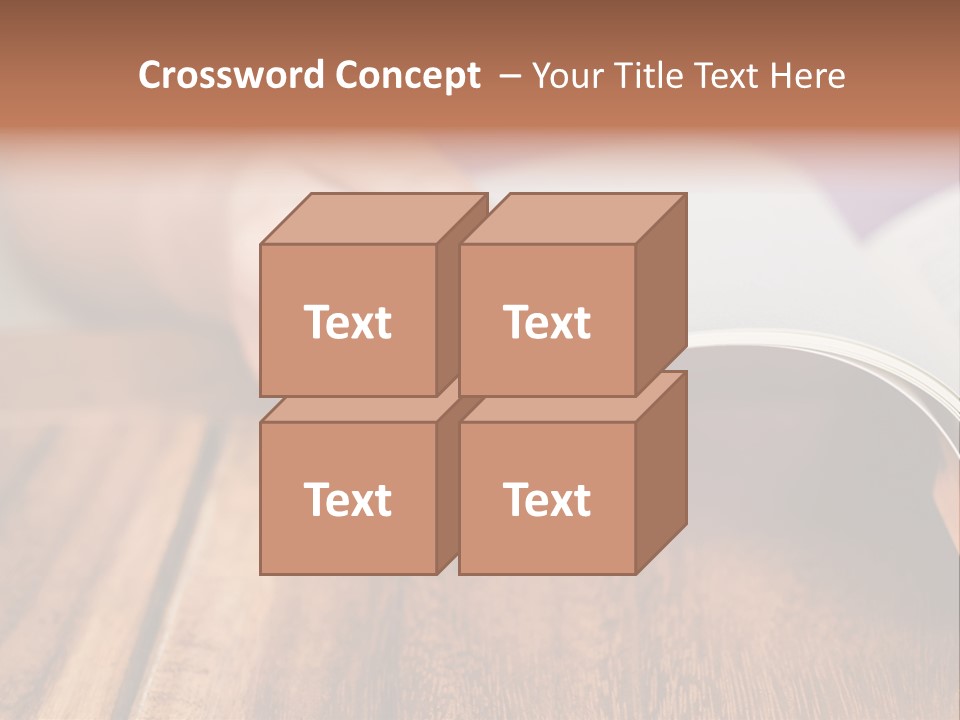 Blank Literature Reader PowerPoint Template