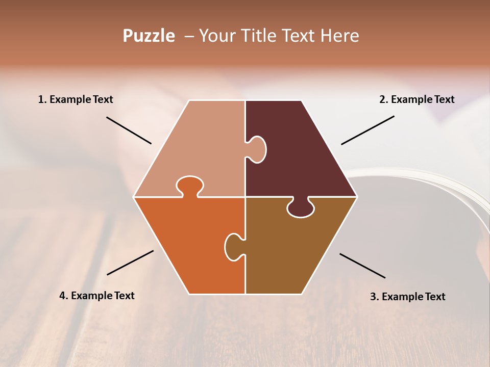 Blank Literature Reader PowerPoint Template