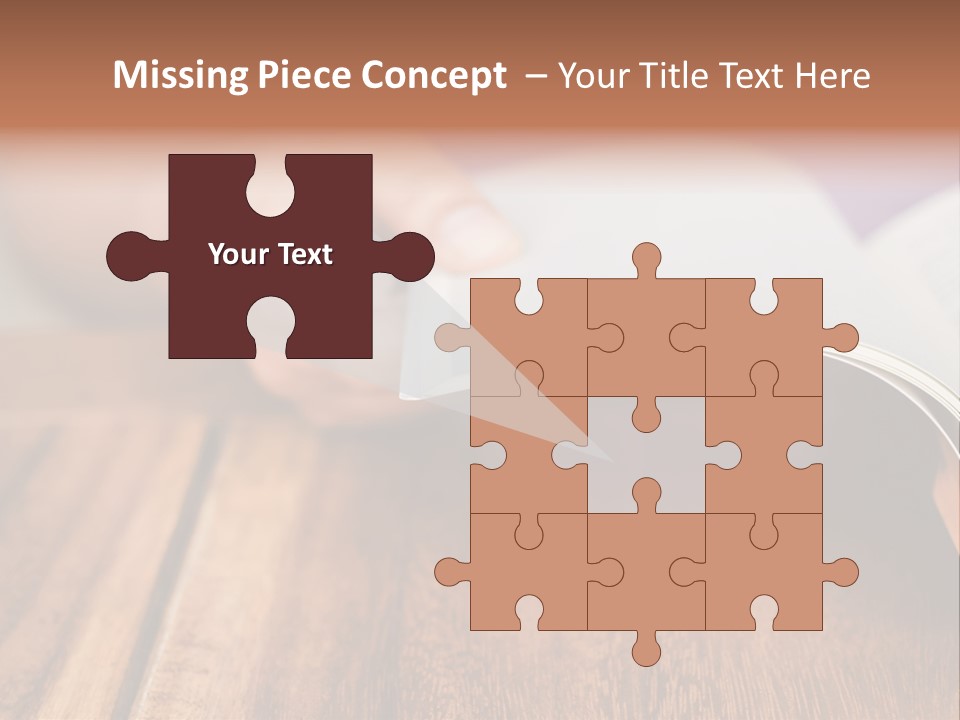 Blank Literature Reader PowerPoint Template