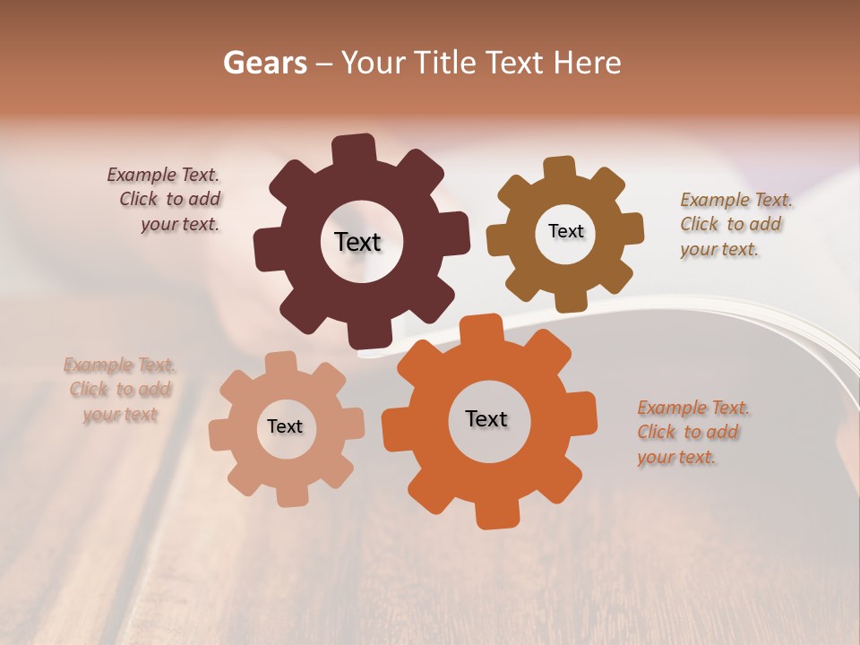 Blank Literature Reader PowerPoint Template