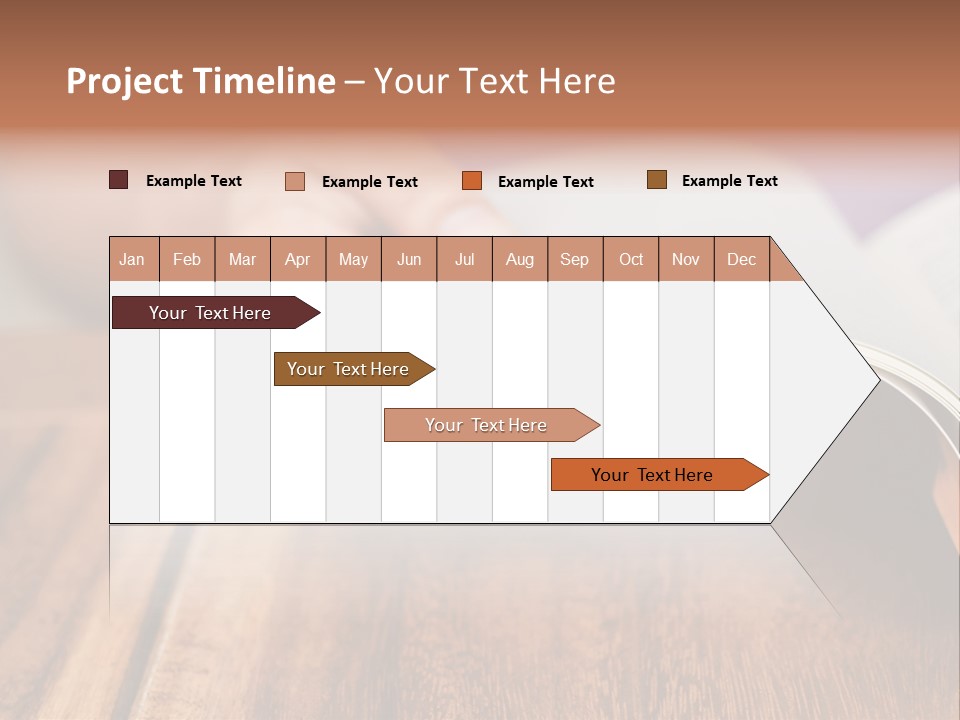 Blank Literature Reader PowerPoint Template