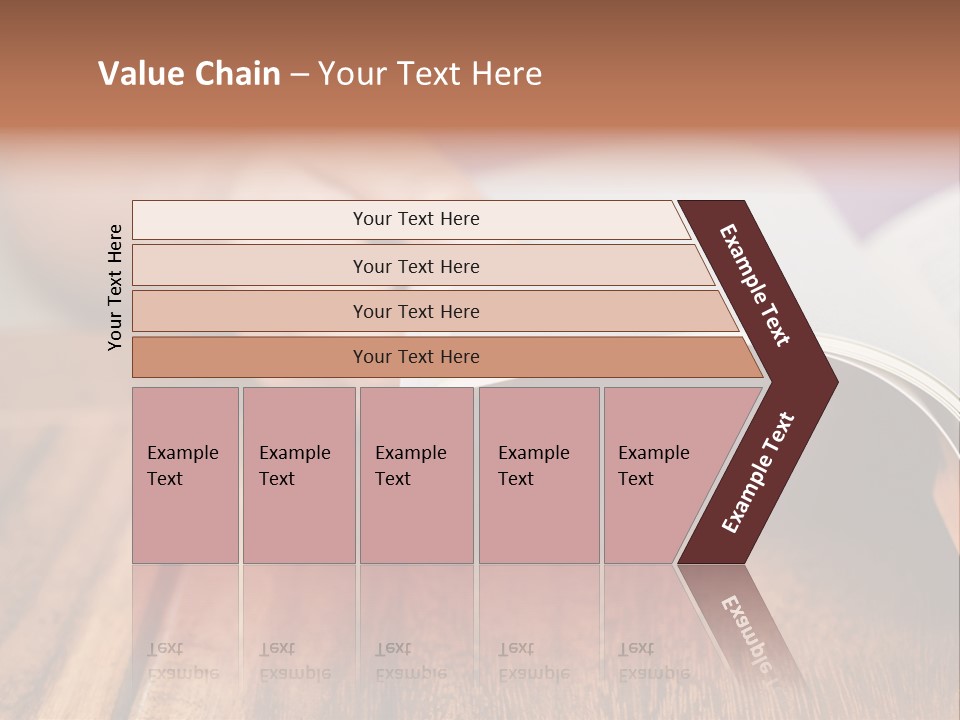 Blank Literature Reader PowerPoint Template