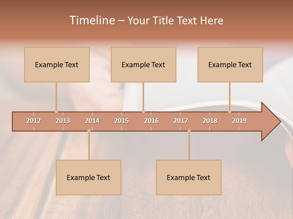 Blank Literature Reader PowerPoint Template