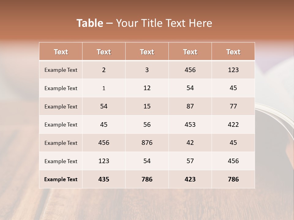 Blank Literature Reader PowerPoint Template