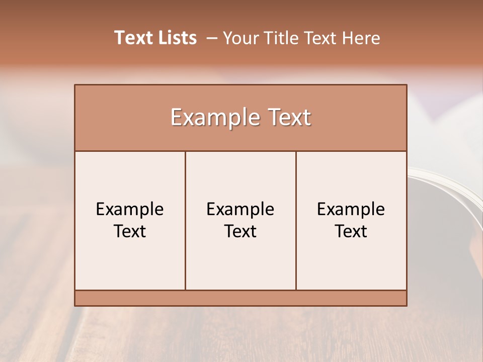 Blank Literature Reader PowerPoint Template