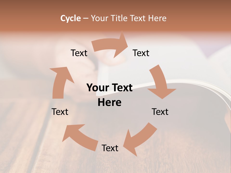 Blank Literature Reader PowerPoint Template