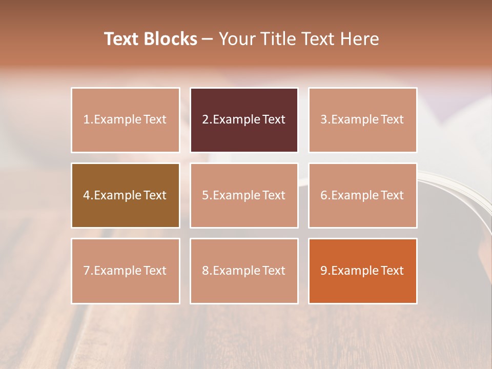 Blank Literature Reader PowerPoint Template