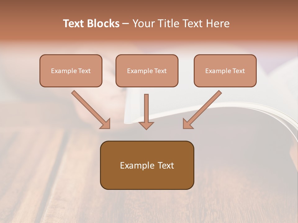 Blank Literature Reader PowerPoint Template