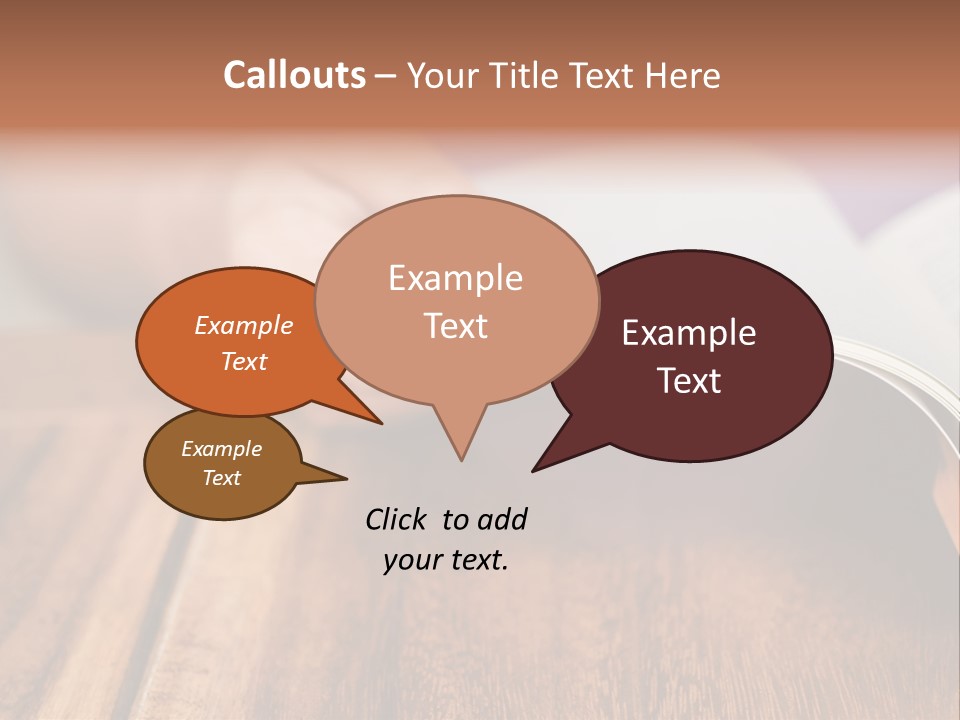Blank Literature Reader PowerPoint Template