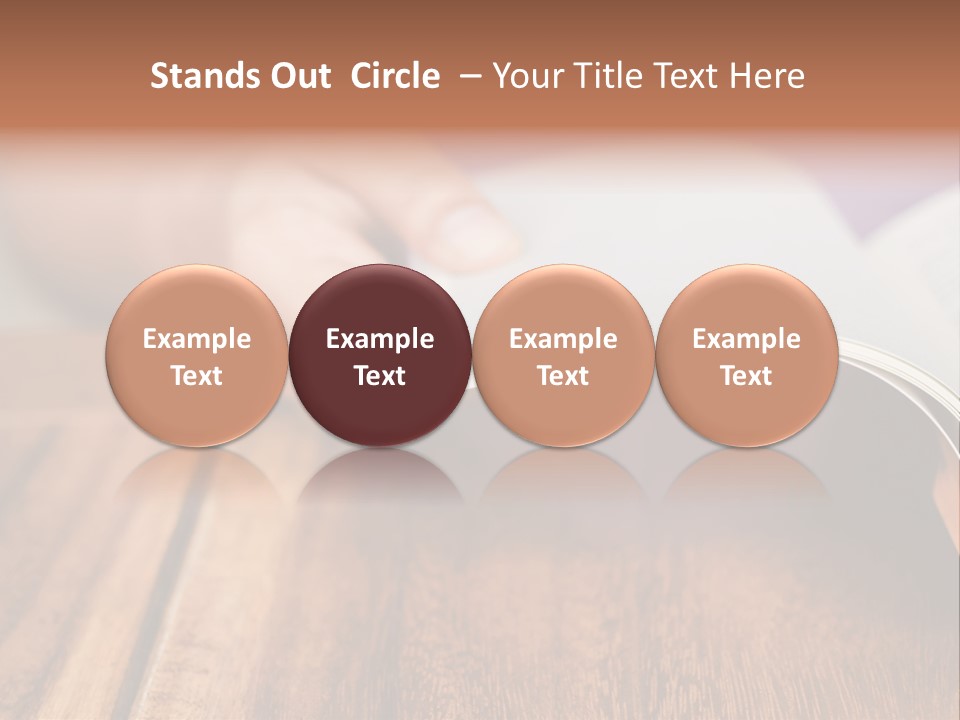 Blank Literature Reader PowerPoint Template