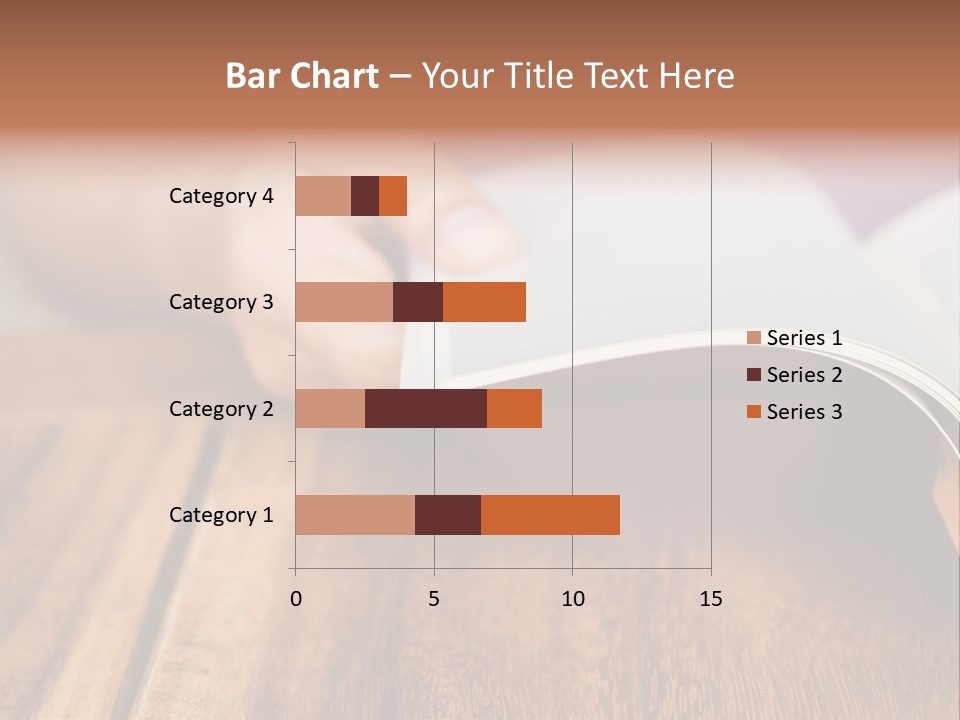 Blank Literature Reader PowerPoint Template