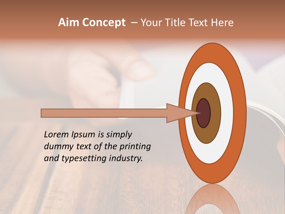 Blank Literature Reader PowerPoint Template