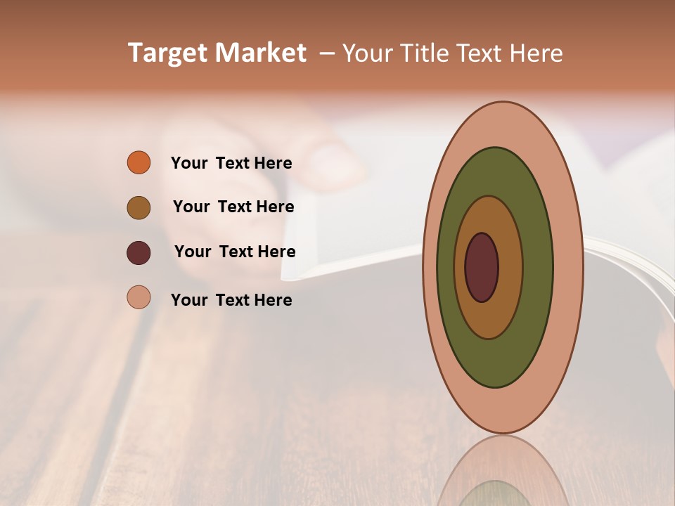 Blank Literature Reader PowerPoint Template