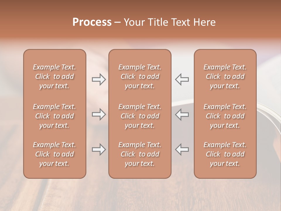 Blank Literature Reader PowerPoint Template