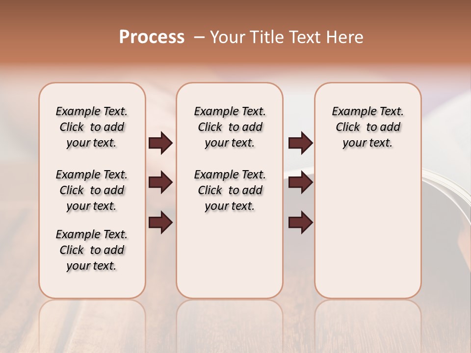 Blank Literature Reader PowerPoint Template