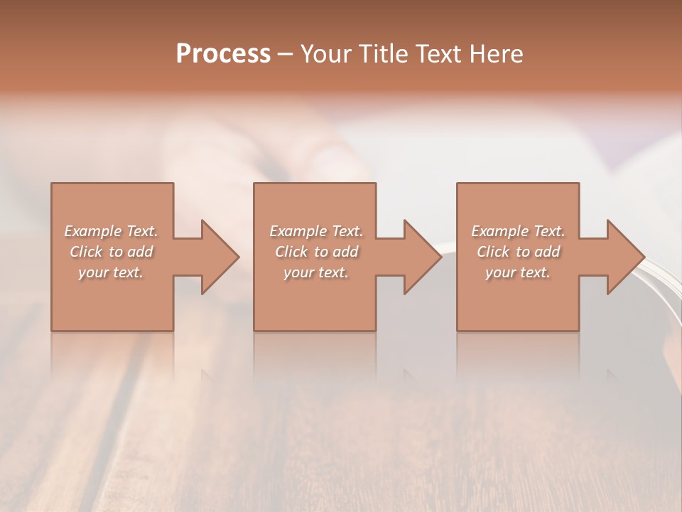 Blank Literature Reader PowerPoint Template
