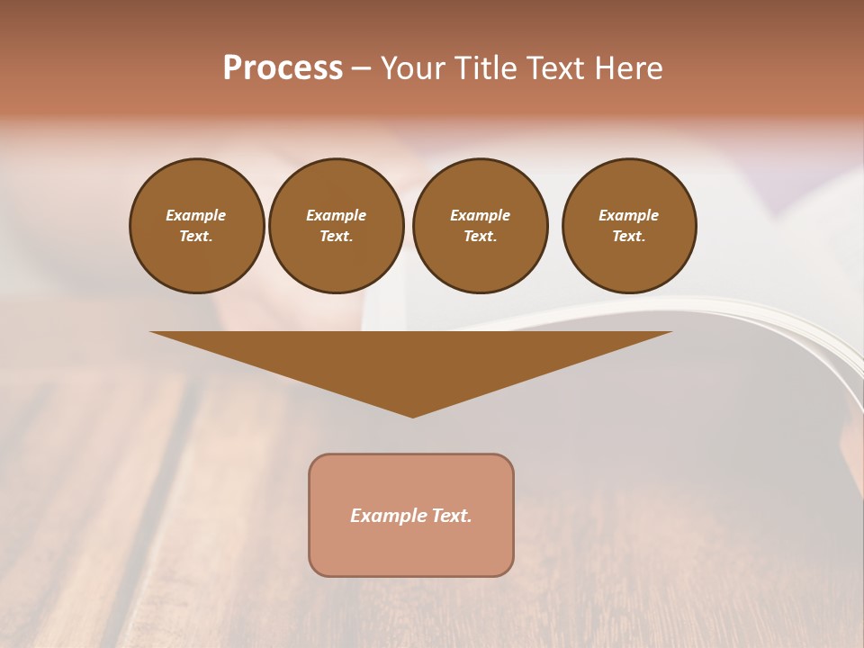 Blank Literature Reader PowerPoint Template
