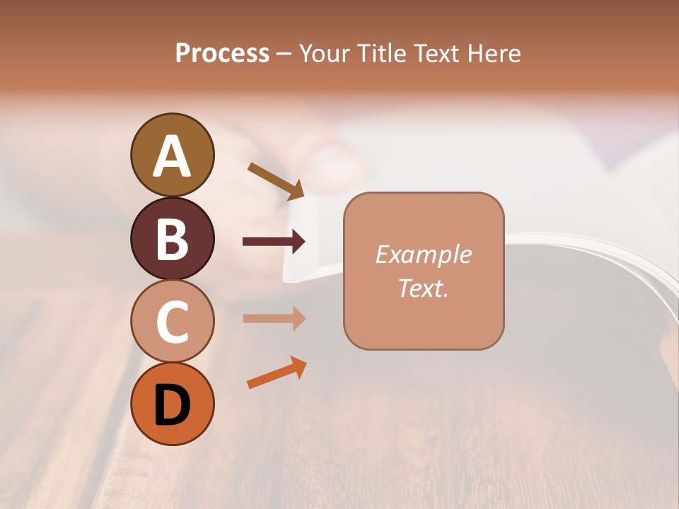Blank Literature Reader PowerPoint Template