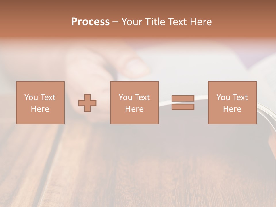 Blank Literature Reader PowerPoint Template