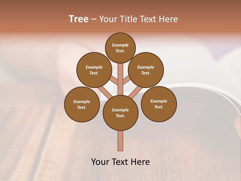 Blank Literature Reader PowerPoint Template