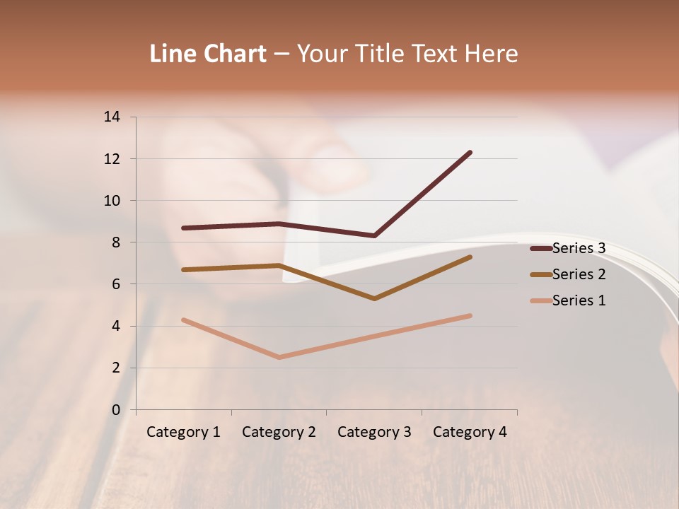 Blank Literature Reader PowerPoint Template
