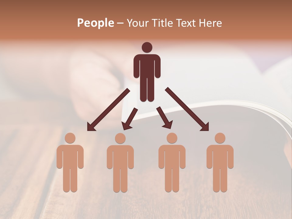 Blank Literature Reader PowerPoint Template