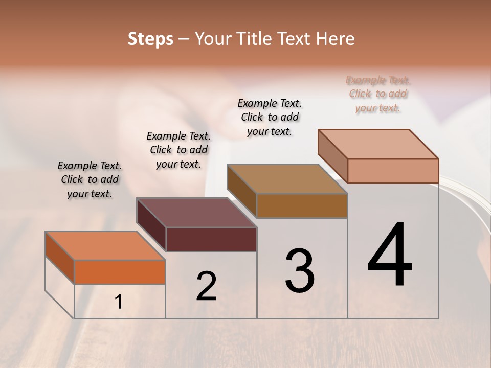 Blank Literature Reader PowerPoint Template