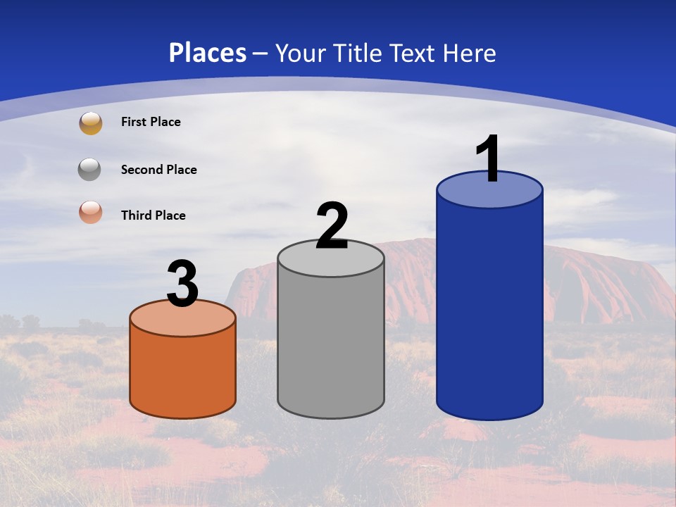 Red Kata Kjuta National Park PowerPoint Template