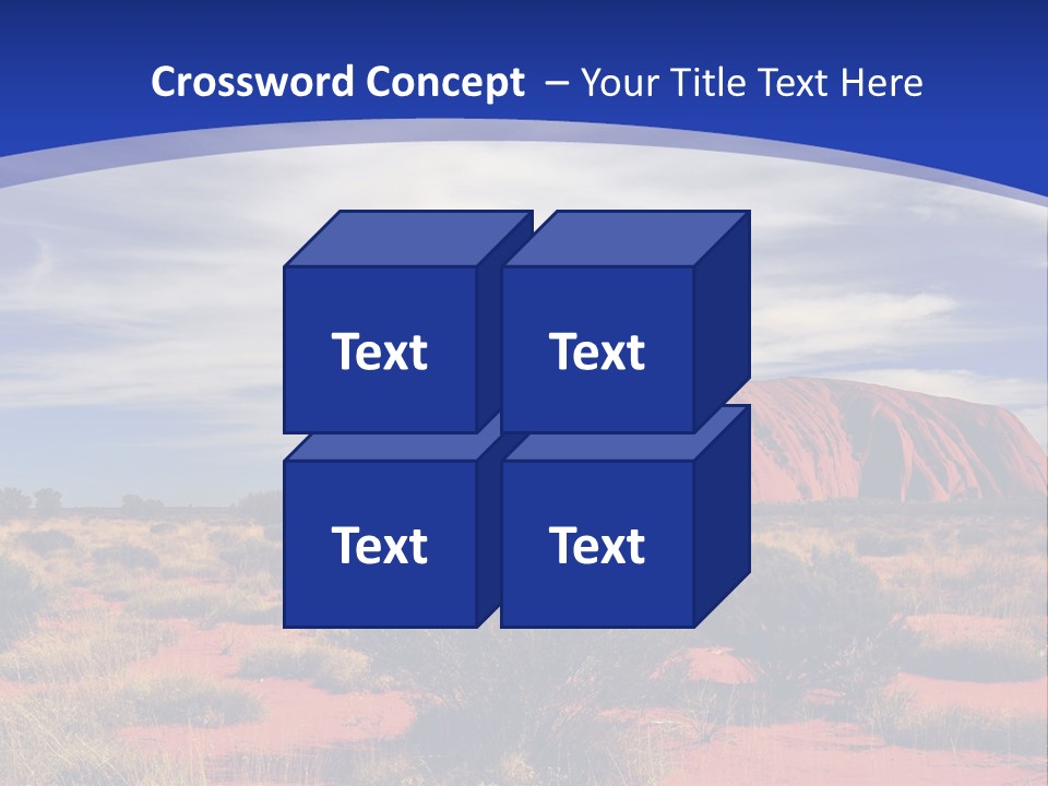 Red Kata Kjuta National Park PowerPoint Template