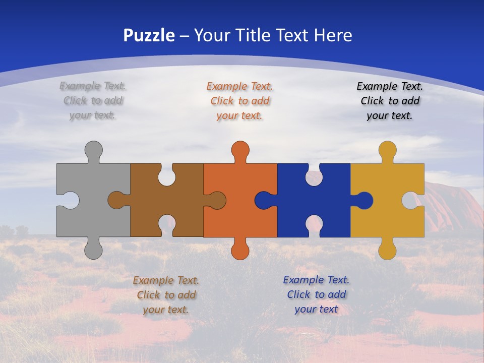 Red Kata Kjuta National Park PowerPoint Template