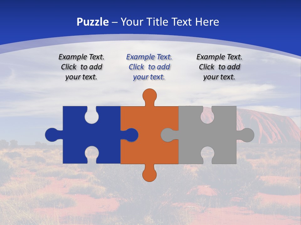 Red Kata Kjuta National Park PowerPoint Template